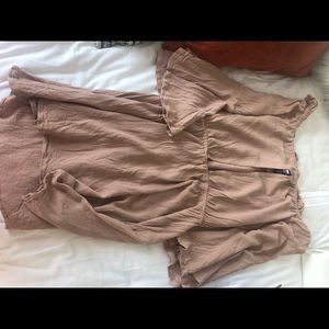 Off the shoulder mini dress